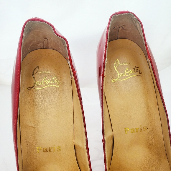 Red Christian Louboutin Heels - Picture 3 of 7